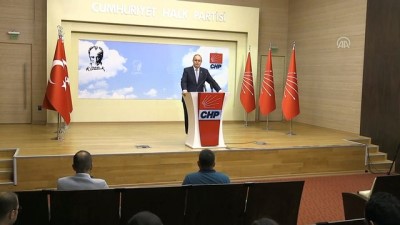 CHP Sözcüsü Faik Öztrak soruları cevapladı - ANKARA
