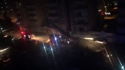 canli yayin -  İtfaiyenin hortumla mücadelesi  Videosu