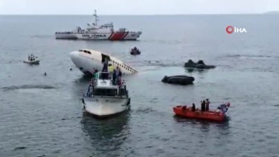 destina -  Saroz’a batırılan dev uçaktan ilk görüntüler geldi  Videosu