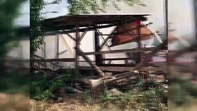 keci -  Denizli’de yangın faciaya neden oldu hayvanlar yanarak telef oldu Videosu