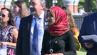 islam - ABD'de 'Müslümanlara vize yasağı' protesto edildi - WASHINGTON Videosu