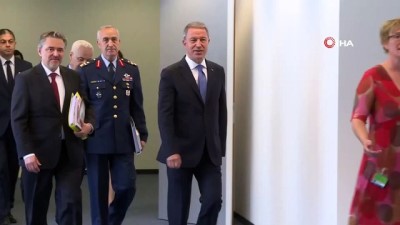  - Milli Savunma Bakanı Akar, NATO Genel Sekreteri Stoltenberg ile bir araya geldi