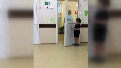 cocuk hastanesi -  - Rus Hemşire Tedavi Gören Çocuğu Yatağa Bağladı  Videosu