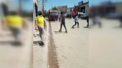 jandarma -  Şanlıurfa’da aileler arasındaki kavga kamerada Videosu