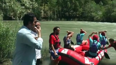 su sporlari - Çatak Çayı'nda rafting keyfi - VAN Videosu