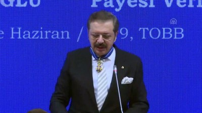 medeniyetler - Hisarcıklıoğlu'na 'İspanya Sivil Liyakat Nişanı' verildi - ANKARA Videosu