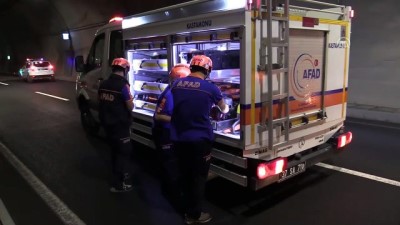 tatbikat - Ilgaz Tüneli'nde kurtarma tatbikatı - KASTAMONU Videosu