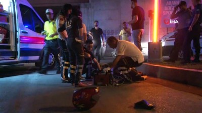  Otomobil engelli motosikletine çarptı: 1 ölü 1 yaralı 