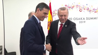  - Cumhurbaşkanı Erdoğan, İspanya Başbakanı Sanchez İle Bir Araya Geldi 