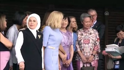devlet baskani - Emine Erdoğan, G20 Liderler Zirvesi'nin resmi eş programında - KYOTO  Videosu