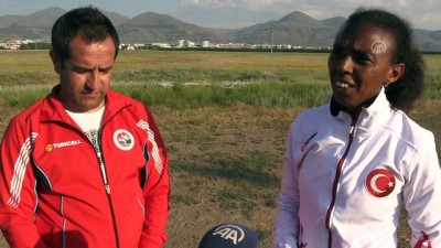 milli atlet - Elvan Abeylegesse, Katar'a madalya hedefiyle gidecek - ERZURUM  Videosu