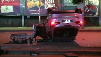 trafik lambasi -  Ankara’da trafik kazası:1 yaralı  Videosu