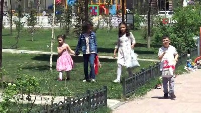  - Erzurum’da çocukların “Arafalık” mutluluğu 