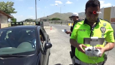 trafik denetimi -  - Muş'ta drone destekli trafik kontrolü  Videosu