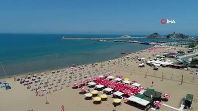 cankurtaran -  Boş kalan Şile plajları havadan görüntülendi  Videosu