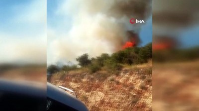 makilik alan -  Finike’de makilik alan alev alev böyle yandı Videosu