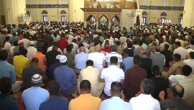bayram namazi -  - KKTC’de Hala Sultan Camii'nde İlk Bayram Namazı Kılındı  Videosu