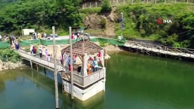baraj golu -  İstanbul’da gizli kalmış güzellik ’Saklıgöl’ havadan görüntülendi  Videosu