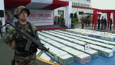 uyusturucu kacakciligi -  - Peru'da 5 Ton Kokain Ele Geçirildi  Videosu