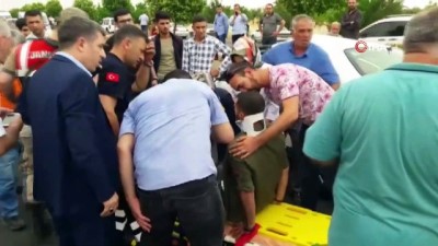 halk otobusu -  Otomobil halk otobüsüne çarptı: 1 yaralı Videosu