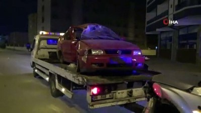 polis -  Sincan’da trafik kazası: 2 yaralı  Videosu