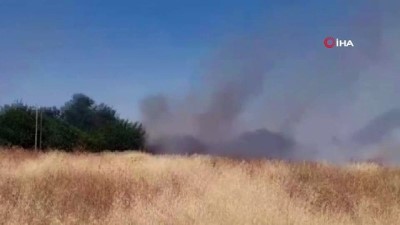 aniz yangini -  Anız yangını odunluğu küle döndürdü Videosu
