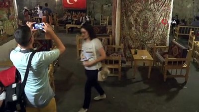 begendik -  Bayram tatilinde mağarada serinlediler  Videosu