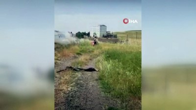 patlama ani -  Diyarbakır'da alev alan LPG'li araç bomba gibi böyle patladı  Videosu