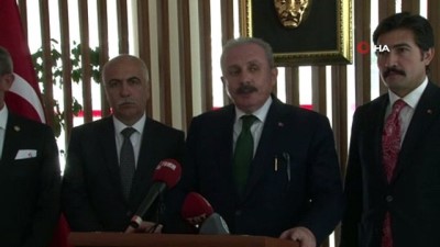  TBMM Başkanı Mustafa Şentop, CHP Milletvekili Kazım Arslan'ın cenaze töreni sonrası konuştu 