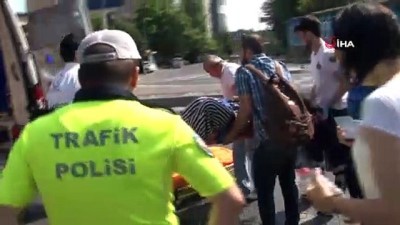 kirmizi isik -  Beşiktaş'ta kadına çarpan sürücü bir an olsun başından ayrılmadı  Videosu