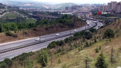 bayram trafigi -  Kocaeli TEM’deki bayram trafiği yoğunluğu azaldı  Videosu