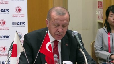 Cumhurbaşkanı Erdoğan: 'Japon şirketlerinin Türkiye'deki yatırımlarını çeşitlendirerek, artırmalarını arzu ediyoruz' - TOKYO 