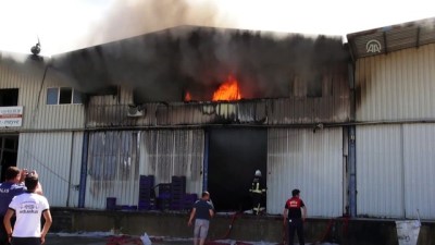 Hal binasında yangın - MUĞLA 