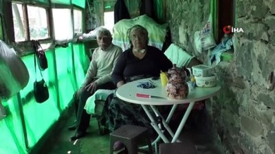 yasli kadin -  Kars’ta yaşlı çiftin tek odada yaşam mücadelesi  Videosu