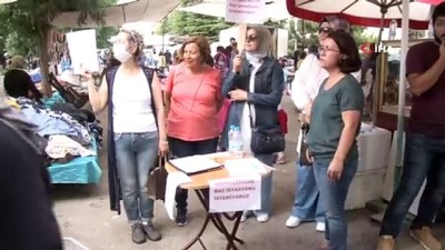 baz istasyonu -  Mahalle kadınlarından pazarda baz istasyonu protestosu Videosu
