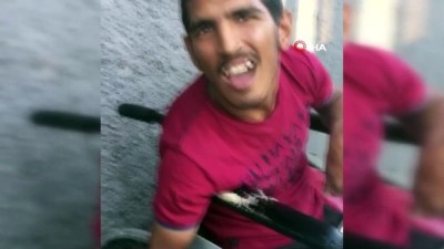 tekerlekli sandalye -  Suriyeli engelli gencin akülü sandalye heyecanı  Videosu