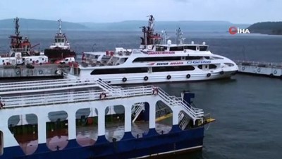 gemi trafigi -  Çanakkale’de ada seferine fırtına engeli  Videosu