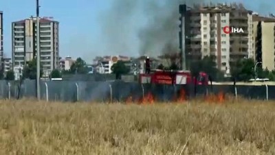 aniz yangini -  Diyarbakır’da anız yangınları mücadele devam ediyor  Videosu