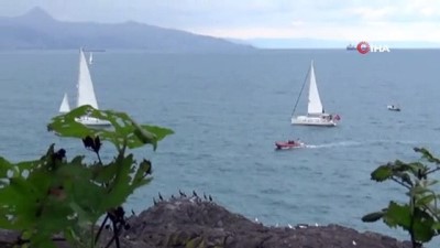 mitoloji -  Herkül için yola çıkan yatçılar, Giresun adasına ulaştılar Videosu