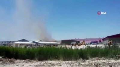 borlu -  Isparta Kara Havacılık Okulu’nda yine yangın çıktı Videosu