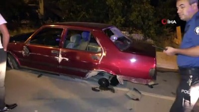 tahkikat -  Kaza sonrası sürücü otomobili bırakıp kaçtı  Videosu