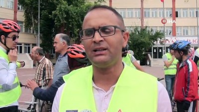 gorme engelli vatandas -  Görme engelli vatandaşlar, bisikletle şehir turu yaptı Videosu
