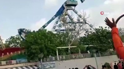 yat kurtarma -  - Hindistan’da Lunaparkta Kaza: 3 Ölü, 28 Yaralı Videosu