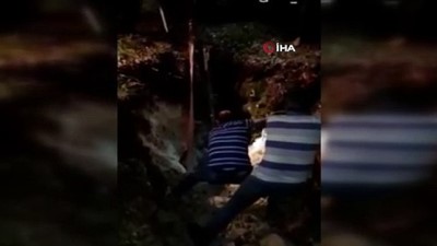 kurtarma operasyonu -  Bursa'da vinçli inek kurtarma operasyonu Videosu