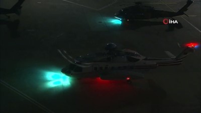 yan etki -  Cumhurbaşkanı Erdoğan, helikopterle Atatürk Havalimanı'ndan ayrıldı Videosu
