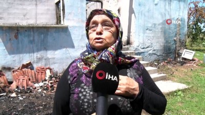 talak -  Evi yangında kül olan Fatma Çalışkan yardım bekliyor Videosu