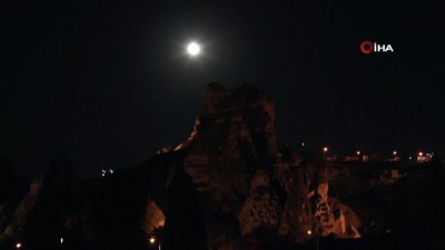 ay tutulmasi -  Kapadokya’da 'Parçalı Ay Tutulması' kartpostallık görüntüler oluşturdu Videosu