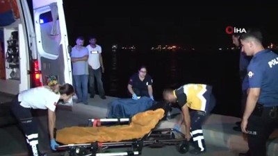 ticari taksi -  Zeytinburnu sahilden denize atlayan kadın yaralandı  Videosu
