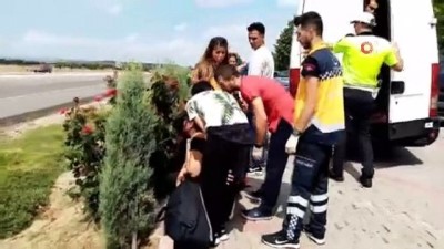 multeci -  Tekirdağ'da 37 mülteciyi taşıyan minibüs kaza yaptı  Videosu