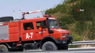  KKTC'de Korkutan Orman Yangını 